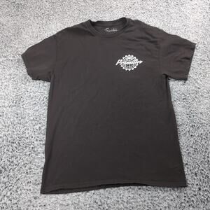 Primitive Shirt Adult Medium Brown Short Sleeve Logo Skater Surf Streetwear Tee